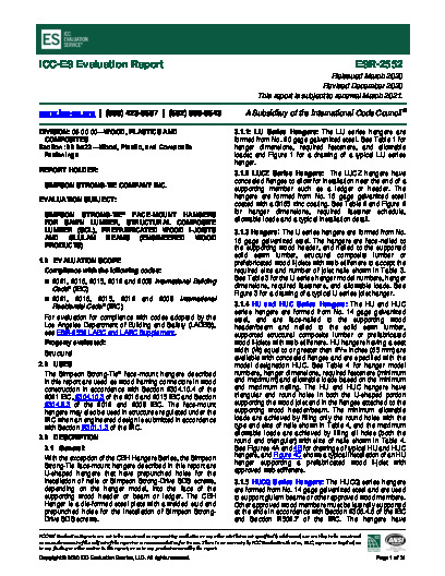 PR Instl Docs FL10531 R5 II ESR-2552 (Revised 12-20)