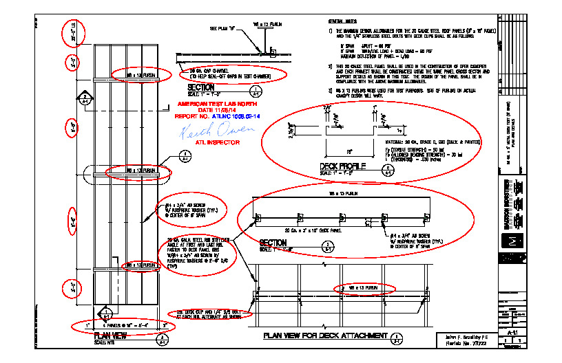 PR Instl Docs FL10668 R3 II A1.1 METAL DECK TEST WGA07980-1Stamped