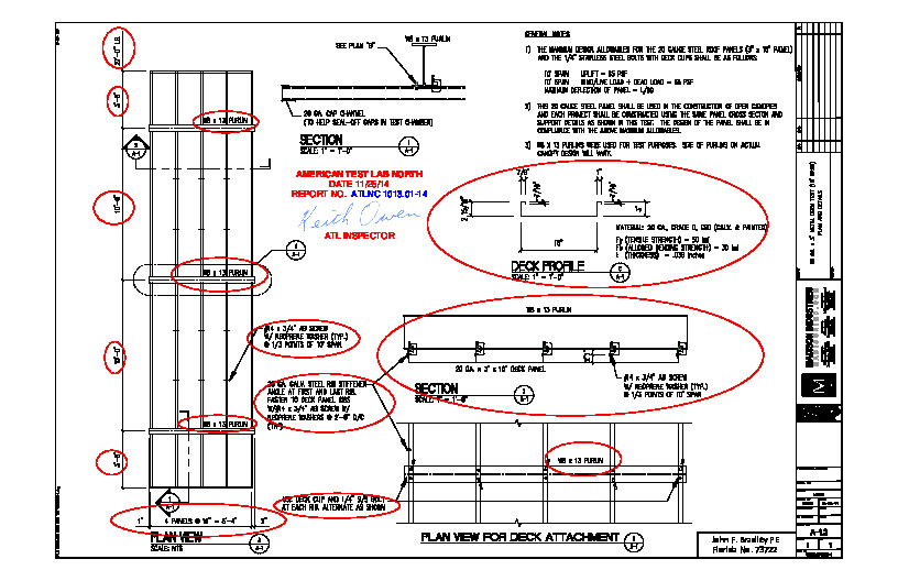 PR Instl Docs FL10668 R3 II A1.2 METAL DECK TEST WGA07980-1Stamped