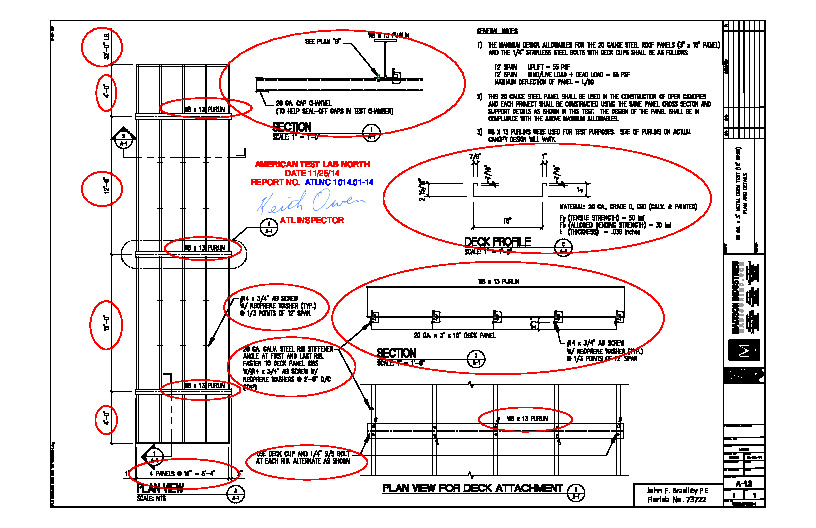 PR Instl Docs FL10668 R3 II A1.3 METAL DECK TEST WGA07980-1Stamped
