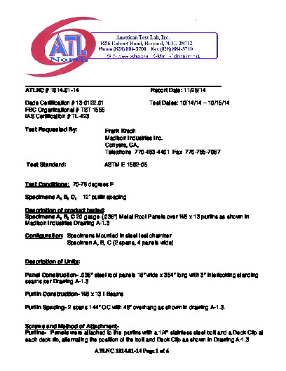 PR TECH DOCS FL10668 R3 TR 1014.01-14