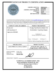PR CERTIFICATE FL10748 R4 C CAC NI009426-R3