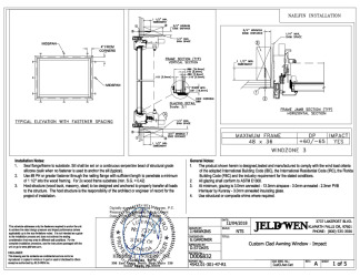 PR Instl Docs FL10938 R12 II CUST CLAD AW WZ3 FBC PVB 48x36 SS 2018-12-16