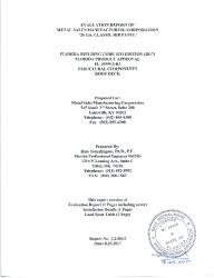 PR TECH DOCS FL10999 R3 AE EVALUATIONREPORTC2180 3