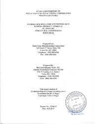 PR Instl Docs FL10999 R3 II EvaluationReportC2180 5