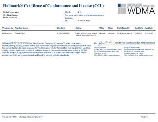 PR CERTIFICATE FL11012 R6 C CAC 59X715