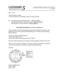 PR TECH DOCS FL11088 R4 AE VISION EXTRUSIONS CC1150511 2014 CODE COMPLANCE-SIGNED