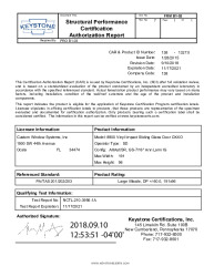 PR CERTIFICATE FL11103 R4 C CAC CAR 138-1327