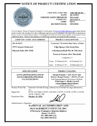 PR CERTIFICATE FL11136 R10 C CAC NI011401.03-R3