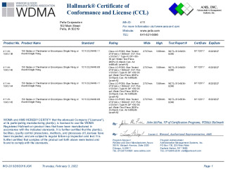 PR CERTIFICATE FL11206 R14 C CAC CCL 411-H-1043 139-140-144-145