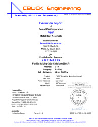 PR Instl Docs FL11243 R5 II 4 400 22GaSteelOnSteelDeck EVALREPORT
