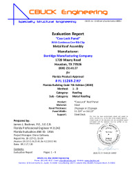 PR Instl Docs FL11269 R7 II 2 CeeLock 24or22ga SteelDeck EVALREPORT