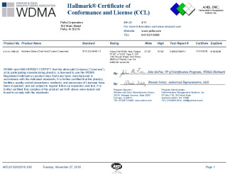 PR CERTIFICATE FL11282 R11 C CAC 411-H-1186.22