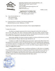 PR TECH DOCS FL11291 R8 AE FIRE TESTING AND UV EVAL