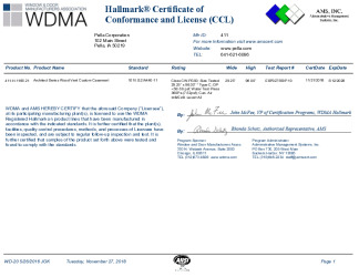 PR CERTIFICATE FL11294 R10 C CAC 411-H-1185.21