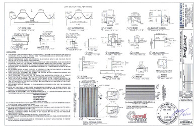 PR INSTL DOCS FL11398 R5 II KC PED TANDC 050 061 PANELS DRWG 20-014 SS