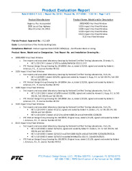 PR TECH DOCS FL11409 R10 AE PERNO2518 REV0 FL11409 3000-4000 5105 5108 5110 6613 7713 F SS