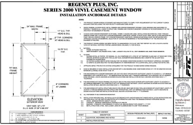 PR Instl Docs FL11410 R6 II RPLS0051 RevB Series-2000-Casement ss