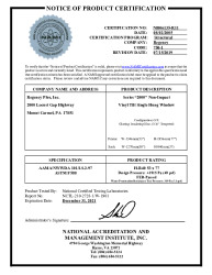 PR CERTIFICATE FL11412 R9 C CAC NI006135-R11