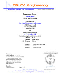 PR Instl Docs FL11462 R3 II 01 Fluted Fascia EVALREPORT R3