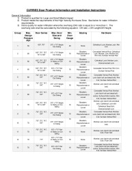 PR Instl Docs FL11537 R7 II FL11537.1 Installation Instructions RD0510r6