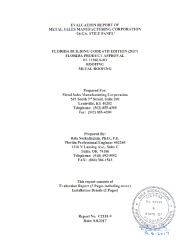 PR TECH DOCS FL11560 R3 AE EVALUATIONREPORTC2181 9