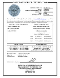 PR CERTIFICATE FL11624 R7 C CAC NI012849-R3 8300 HS B3274.01