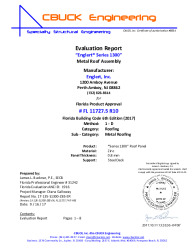 PR Instl Docs FL11727 R10 II 05 S1300 8mmZinc SteelDeck EVALREPORT