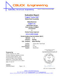 PR Instl Docs FL11727 R10 II 09 S1301 0.7mmZinc WoodDeck EVALREPORT