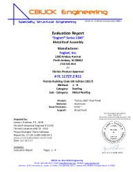 PR TECH DOCS FL11727 R11 AE 02 S1300 032ALUM WOODDECK EVALREPORT R11