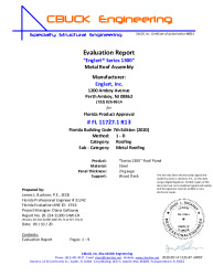 PR Instl Docs FL11727 R14 II 01 S1300 24ga WoodDeck EVALREPORT