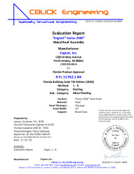PR Instl Docs FL11752 R4 II 1 S2500 24ga WoodDeck EVALREPORT
