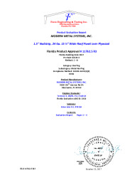 PR Instl Docs FL11762 R3 II 1.5 Nailstrip 24 Ga. over Plywood HVHZ