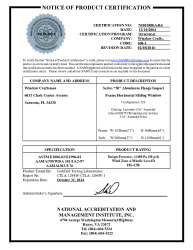PR CERTIFICATE FL11774 R4 C CAC NI005880A-R4