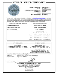 PR CERTIFICATE FL11821 R6 C CAC NI013032.03-R3 700-750 FIN