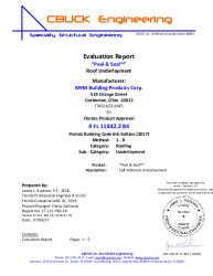 PR Instl Docs FL11842 R7 II 2 PS EVALREPORT R4