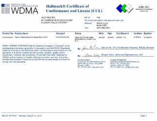 PR CERTIFICATE FL11861 R6 C CAC .3 419-H-1058.00