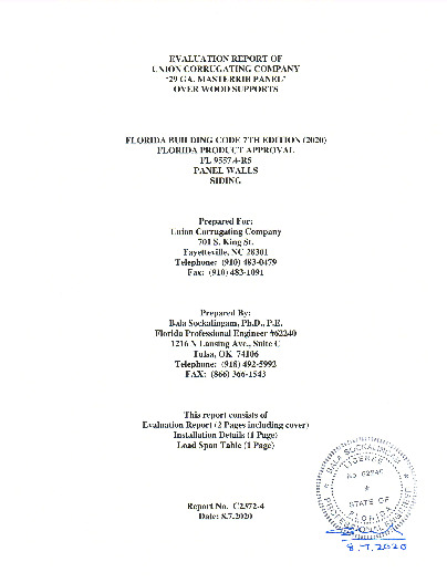 PR Instl Docs FL9557 R5 II EvaluationReportC2372 4