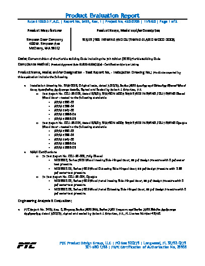 PR TECH DOCS FL9668 R9 AE PERNO2498 REV1 SERIES-7901-SHD SS