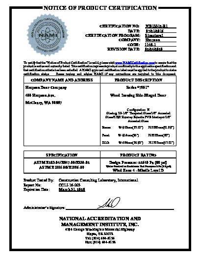 PR CERTIFICATE FL9668 R9 C CAC NI013312-R1