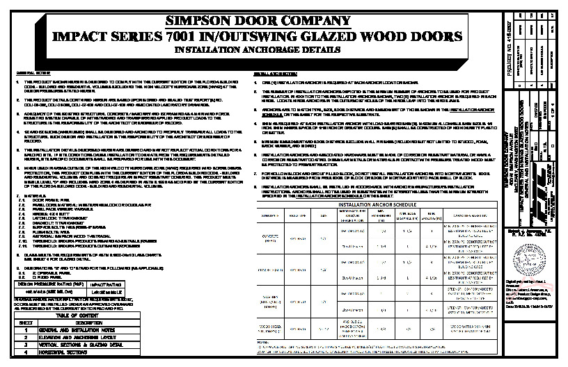 PR Instl Docs FL9668 R9 II SIMP0008 RevC Series-7001-Wood-IS-FBC ss