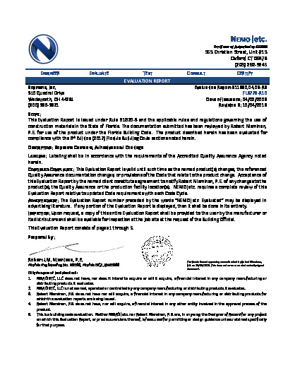 PR Instl Docs FL9779 R10 II 2018 10 FINAL ER SOPREMA C-A-C FL9779-R10
