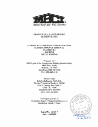 PR Instl Docs FL11903 R4 II EvaluationReportC2424 7