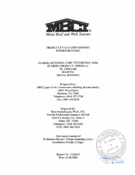 PR Instl Docs FL11903 R4 II EvaluationReportC2424 9