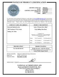 PR CERTIFICATE FL12092 R2 C CAC NAMI NI014141