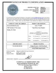 PR CERTIFICATE FL12092 R2 C CAC NI014171