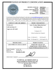 PR CERTIFICATE FL12156 R6 C CAC NI009709.02