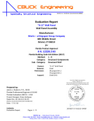 PR Instl Docs FL12228 R3 II 2 X12 20-22g Wall EVALREPORT