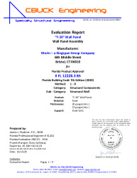 PR Instl Docs FL12228 R5 II 3 Y36 20-22g Wall EVALREPORT