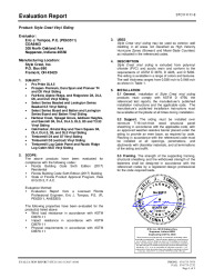 PR TECH DOCS FL12231 R4 AE EVALUATION REPORT STC111111-8 2017-10-06